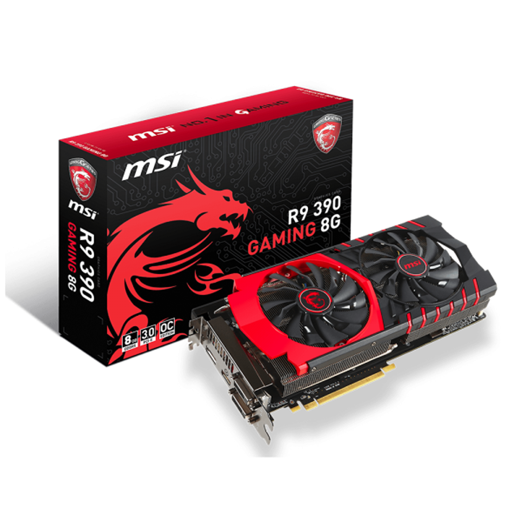 MSI R9 390 GAMING 8G  (AMD Radeon/ 8Gb/ DDR5/ 512 Bits)