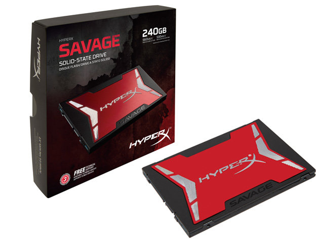 Ổ SSD Kingston HyperX Savage SHSS37A 240Gb SATA3 (đọc: 560Mb /ghi: 530Mb)