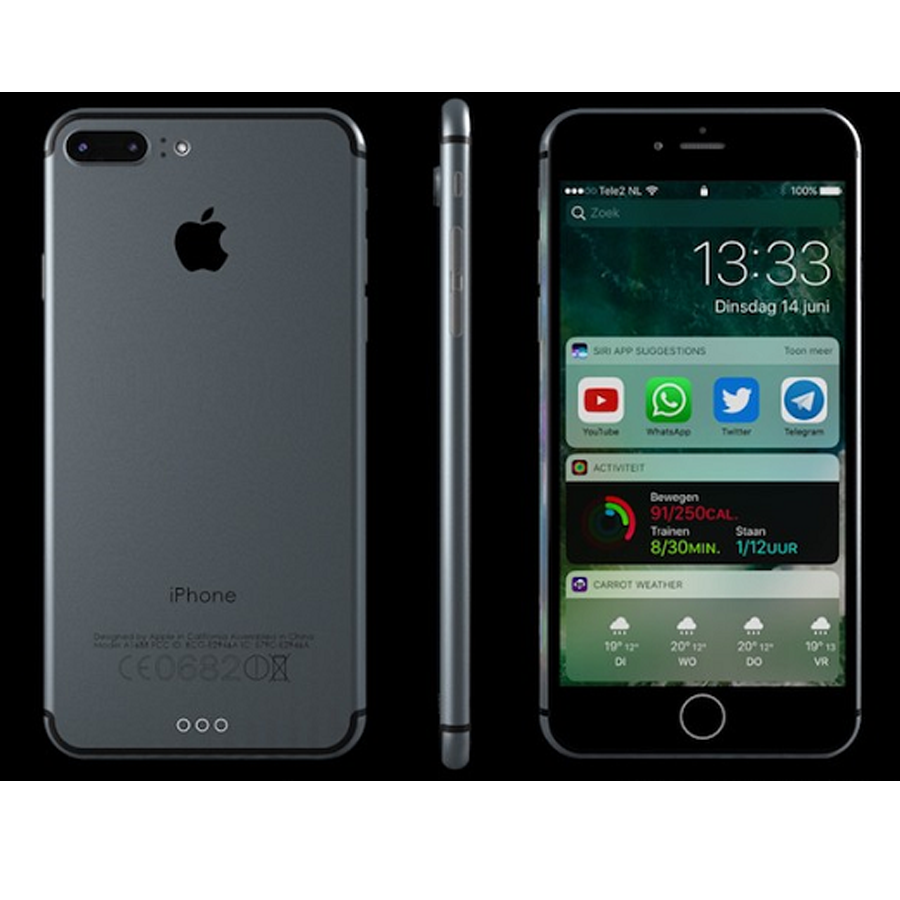Apple iPhone 7 Plus 128Gb (Black)- 5.5Inch