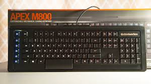 Bàn phím SteelSeries Apex M800 Keyboard (US) (64170) (USB, Có dây)