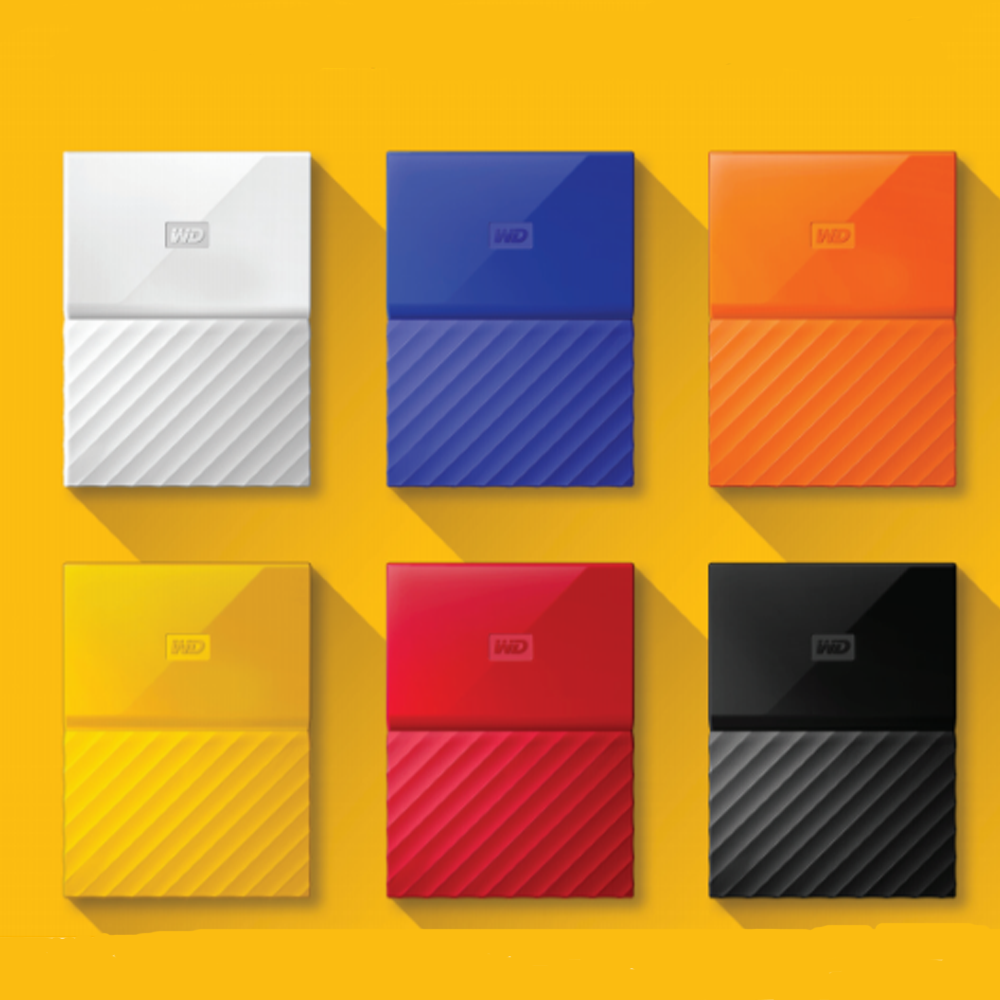 Ổ cứng lắp ngoài Western Digital My Passport 4Tb USB3.0 New - Đỏ