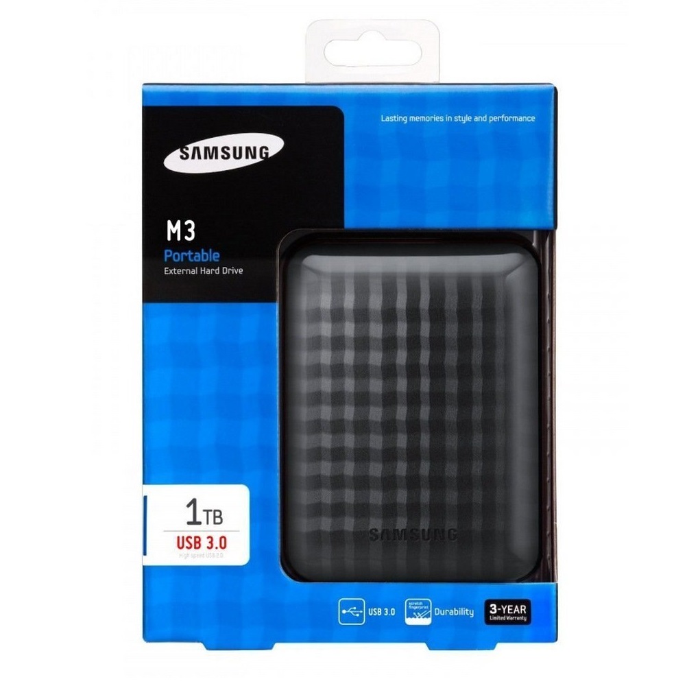 Ổ cứng lắp ngoài Samsung Portable M3 1Tb USB3.0 Đen