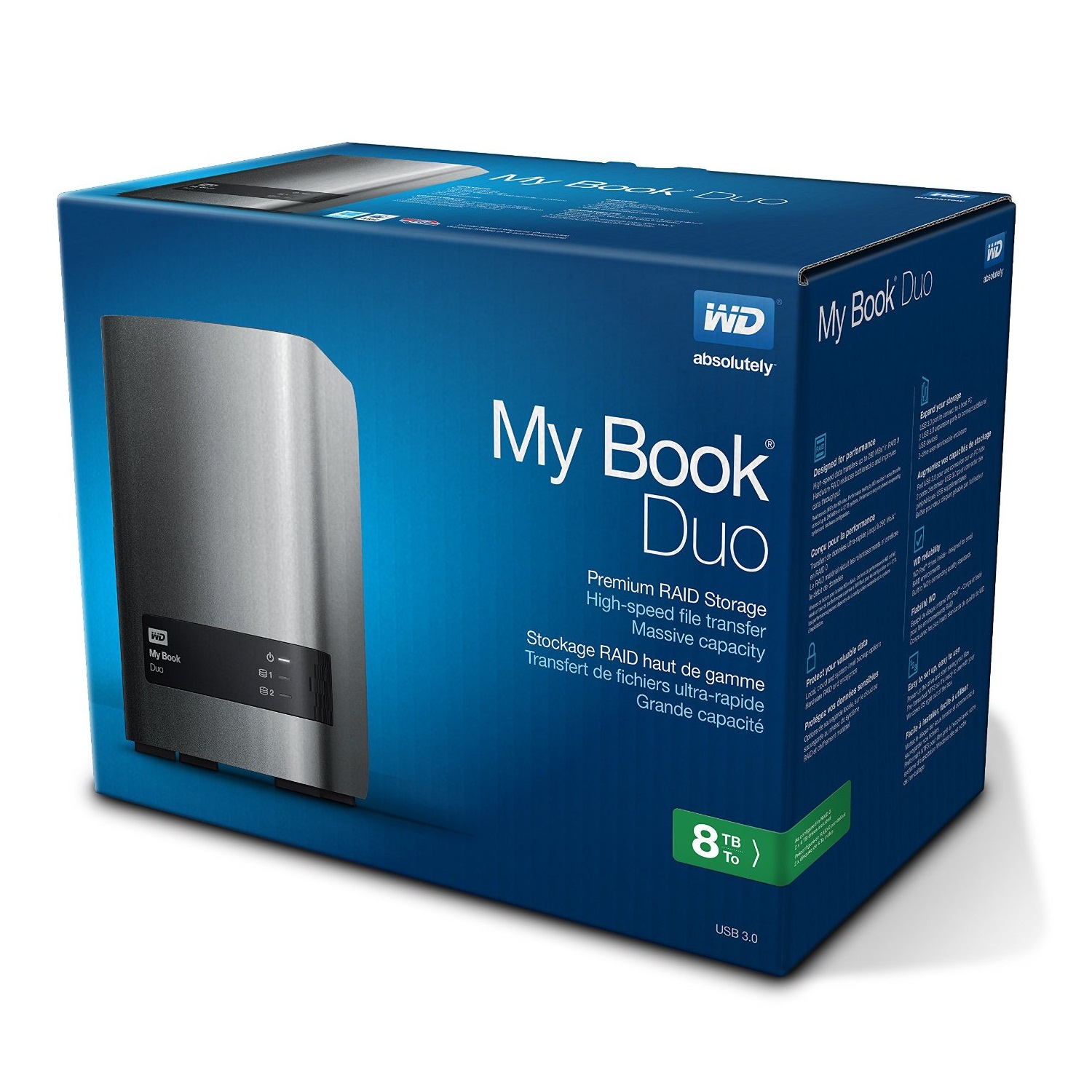 Ổ cứng lắp ngoài Western Digital My Book Duo 8Tb USB3.0