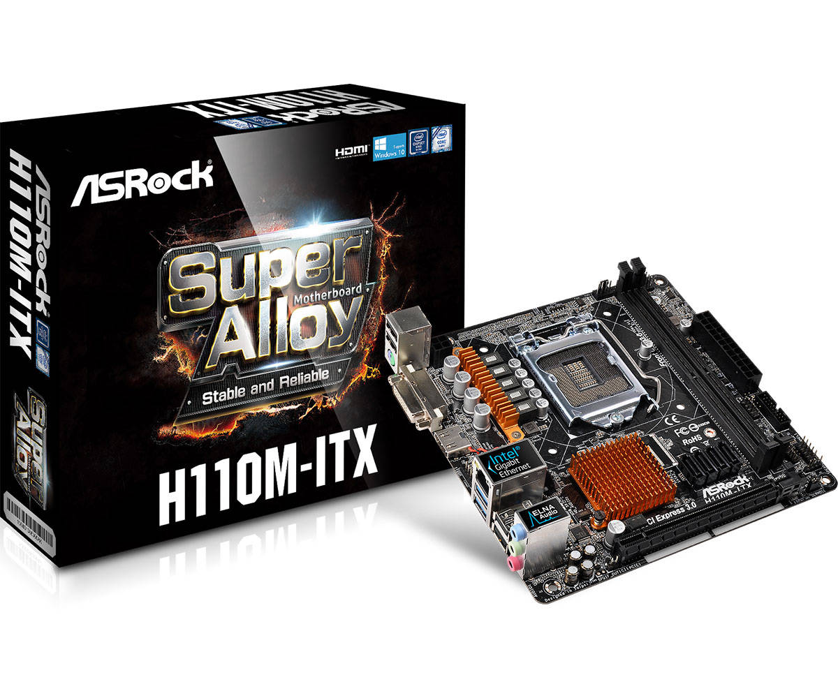 Asrock H110M-ITX/AC (Chipset Intel H110/ Socket LGA1151/ VGA onboard)