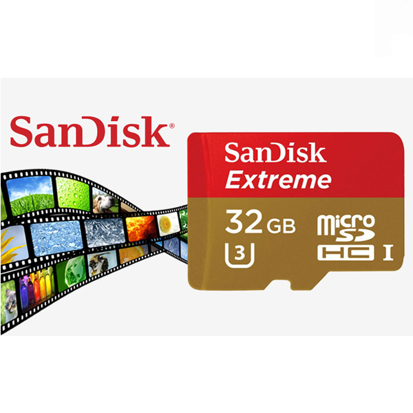 Thẻ nhớ Micro SD Extreme Sandisk 32Gb Class 10 (Read/Write: 80/60MB/s)
