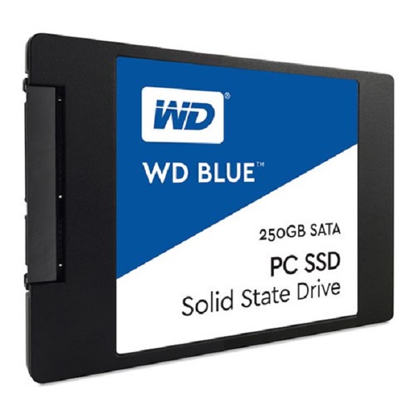 Ổ SSD Western Blue 250Gb SATA3 (đọc: 540MB/s /ghi: 500MB/s)