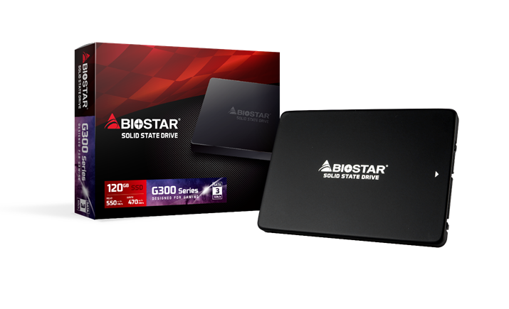 Ổ SSD Biostar G300 240Gb SATA3 (đọc: 550MB/s /ghi: 480MB/s)