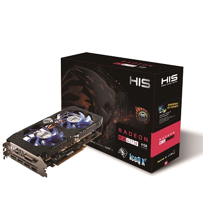HIS RX 470 IceQ X² OC 4GB (AMD Radeon/ 4Gb/ DDR5/ 256 Bits)