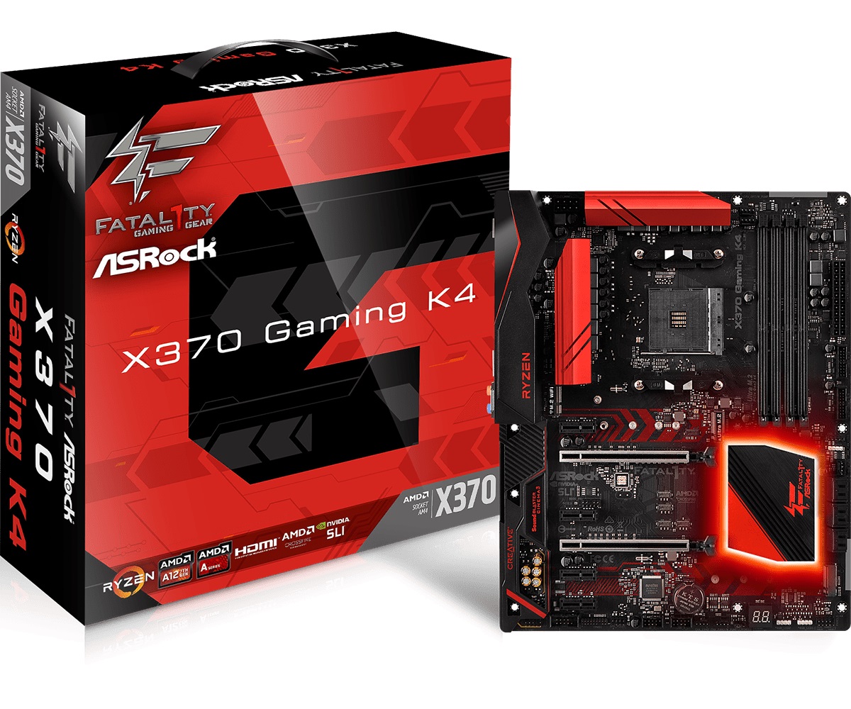 Asrock X370 Gaming K4 (Chipset AMD X370/ Socket AM4/ VGA onboard)