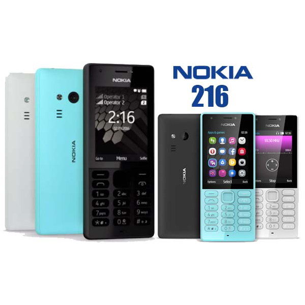 Nokia/ Microsoft N 216 (Grey)- 2.4Inch/ 2 sim