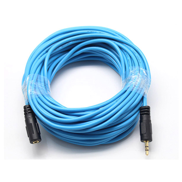 Cáp Audio 3.5mm nối dài 15m Dtech DT-6219 (Chính hãng)
