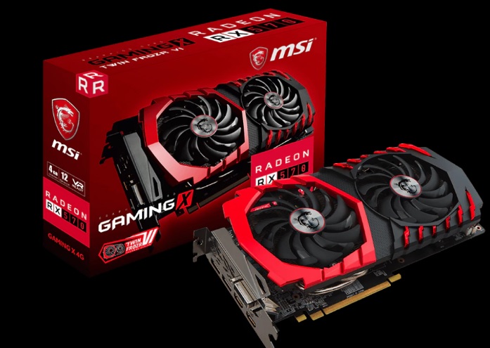 MSI RX 570 GAMING X 4G (AMD Radeon/ 4Gb/ DDR5/ 256 Bits)