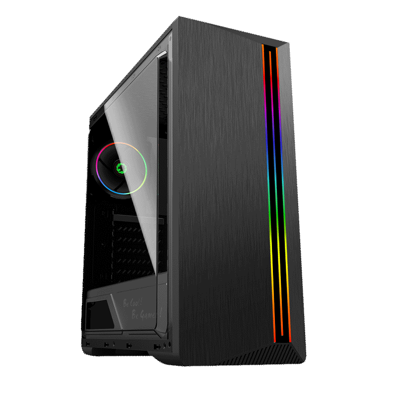 Vỏ máy vi tính GAMEMAX G517 Shine - 1Fan Rainbow